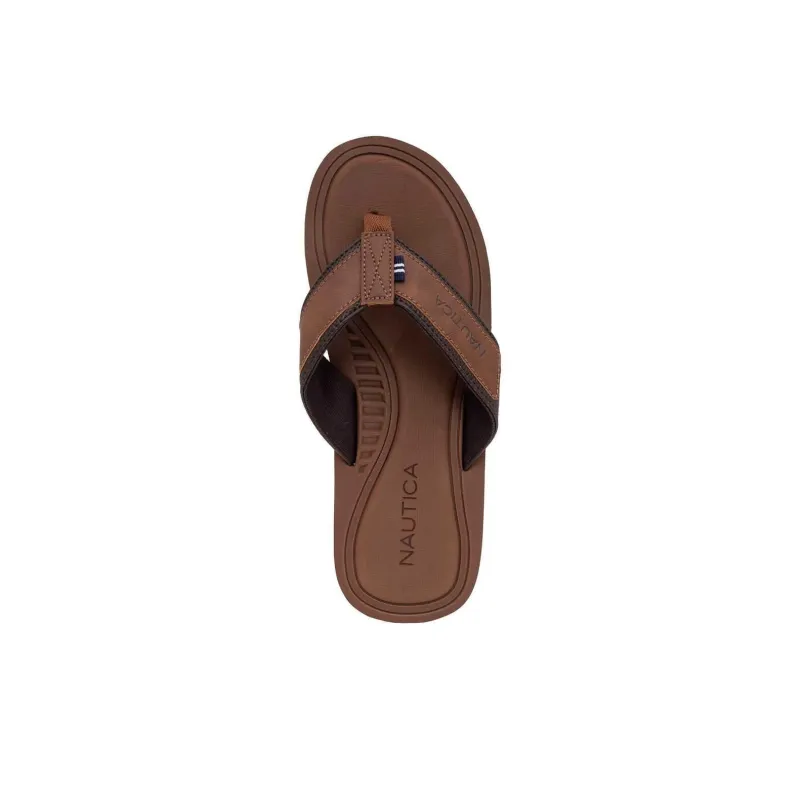 NAUTICA Quiet Flip Flops Unisex Dark Brown-2