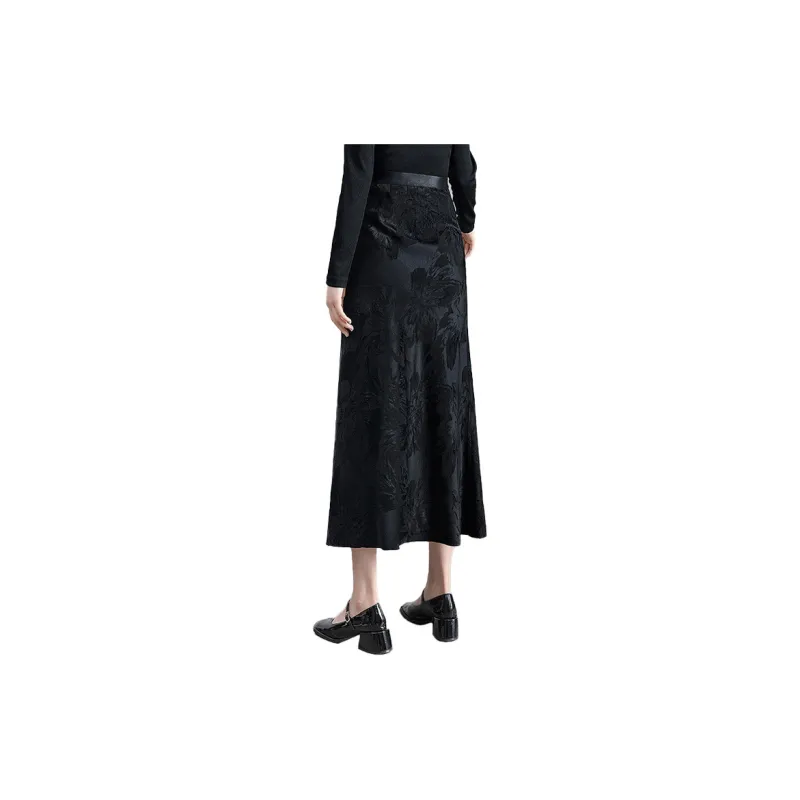 Cypress House Casual Long Skirt Women's Black-1