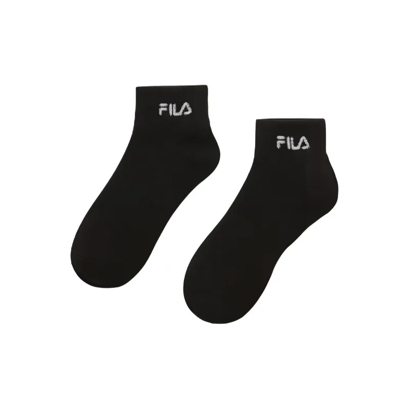 FILA Ankle Socks Unisex 3 Pack Black-1