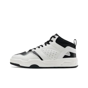 PEAK Classic Heritage Wear Resistant Slip Resistant Mid Top Skateboard Shoes Women's White Black