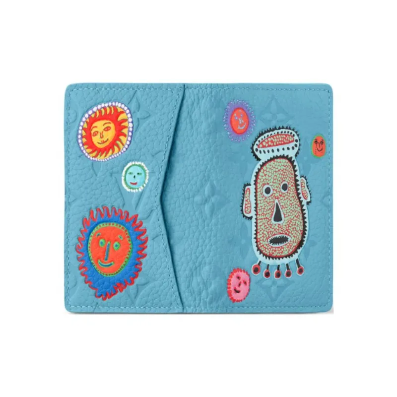 LOUIS VUITTON Lv X Yk Pocket Organizer Blue-3