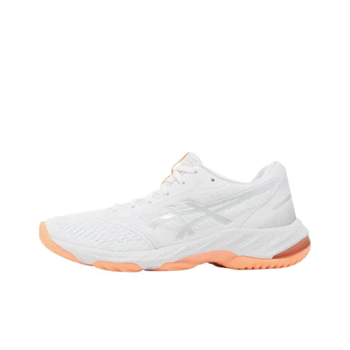 Asics Gel Netburner Ff MT3 White Purple Womens 'White Glacier Grey' Women's
