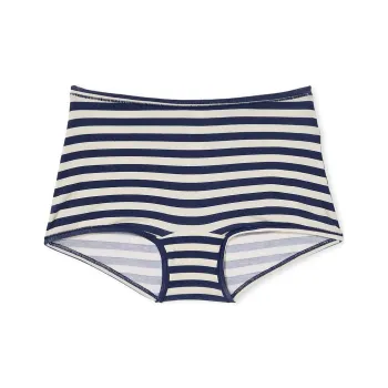 Victoria's Secret PINK Cotton Boyshort Panty / MNSPLBG Underpants Women's 1 Pack Blue White