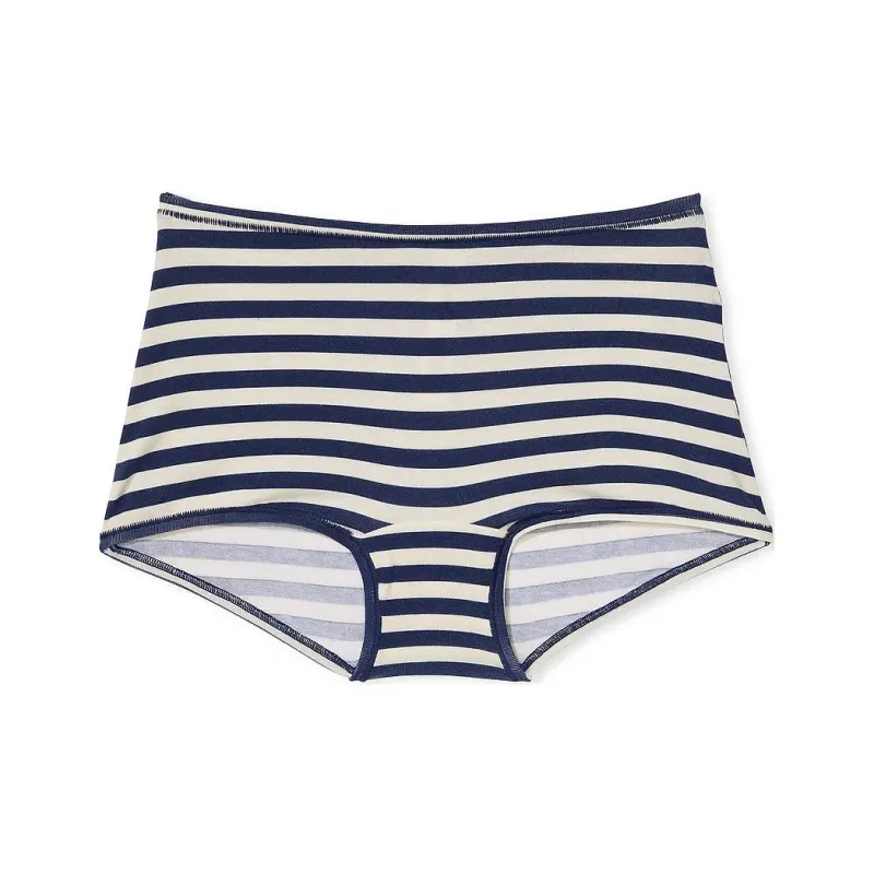 Victoria's Secret PINK Cotton Boyshort Panty / MNSPLBG Underpants Women's 1 Pack Blue White-0