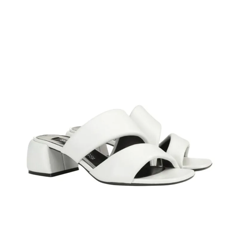 SERGIO ROSSI Slide Slippers 4.5cm Women's White-2