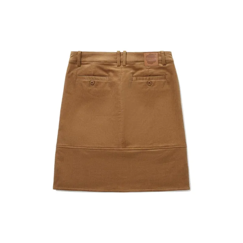 COVERNAT Casual Short Skirts Women's Camel-1