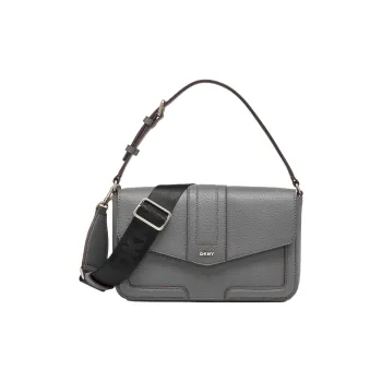DKNY Recycled Polyester Portable Crossbody Bag Shoulder Bag Women's Gray