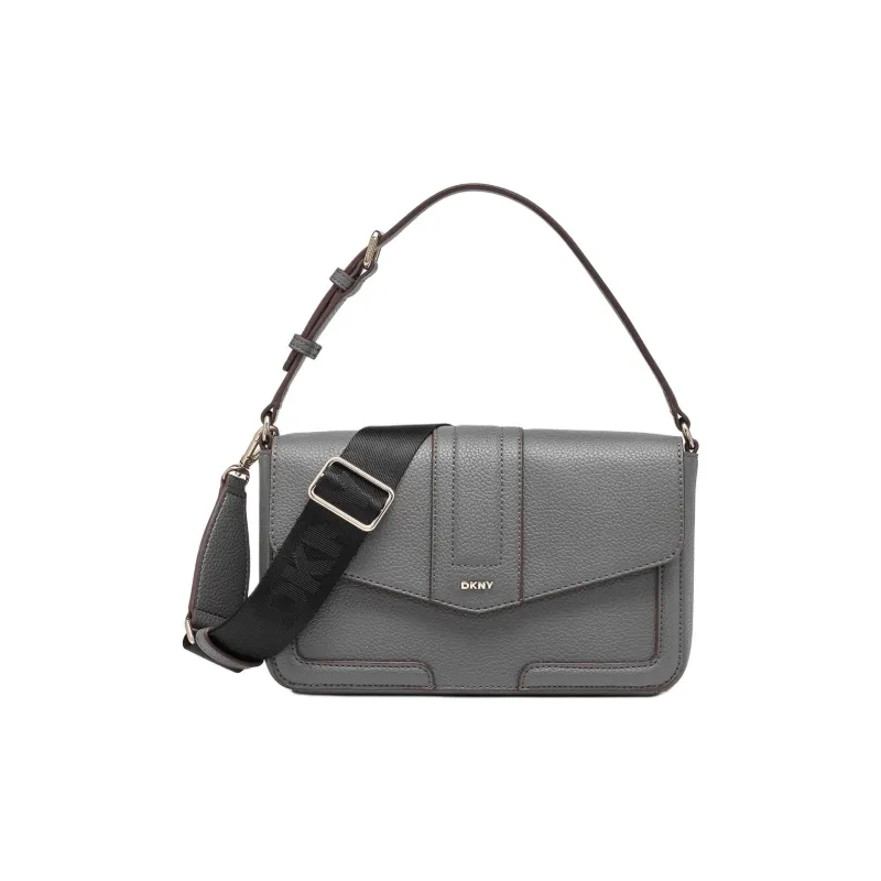 DKNY Recycled Polyester Portable Crossbody Bag Shoulder Bag Women's Gray-0