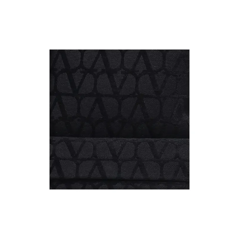 Valentino Fabric With Leather Backpack Men's Black-4