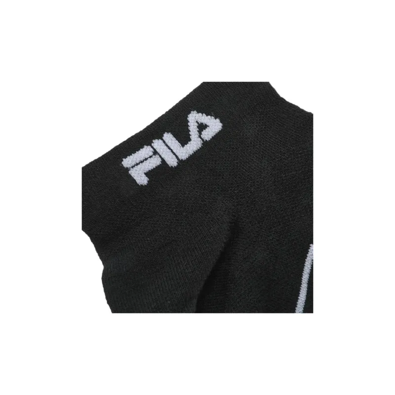 FILA Fitness Series Ankle Socks Men's 1 Pack Jet Black-3