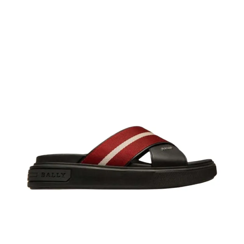 BALLY Slide Slippers Men Red-1