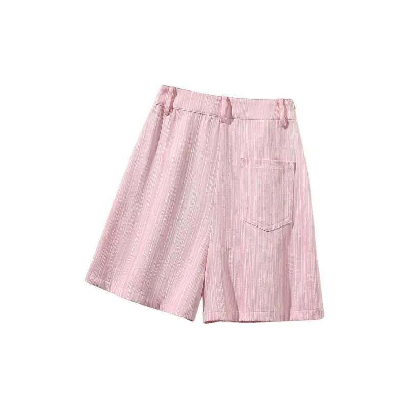 IHIMI Casual Shorts Women's Pink-1