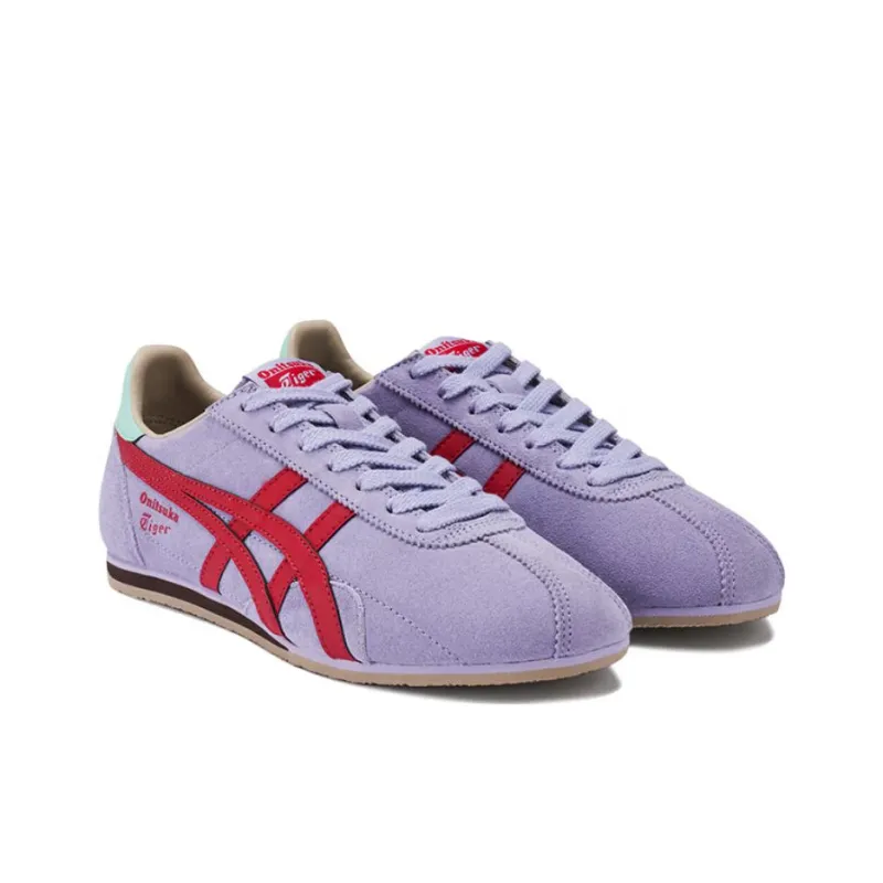 Onitsuka Tiger Runspark Anti Slip Wear Resistant Low Top Casual Shoes Unisex Fuchsia-3