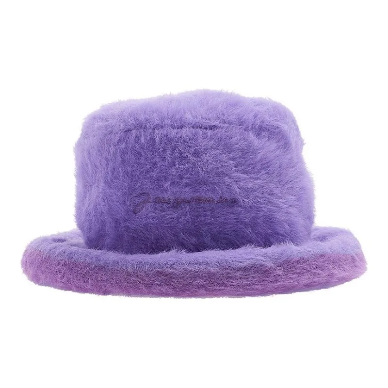 Jacquemus Le Bob Neve Fluffy Bucket Hat-0