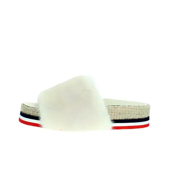 Moncler Abrasion Resistant Slide Slippers Women's Beige