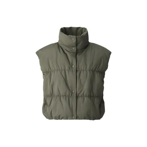 UNIQLO C Collection Vests Women's Olive