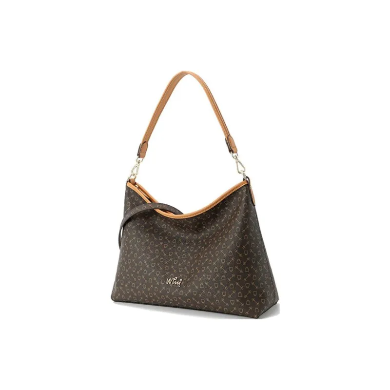 Why Artificial Leather Handbag, Shoulder Bag Tubas Women's Milk Tea/Coffee/Dark Coffee-12