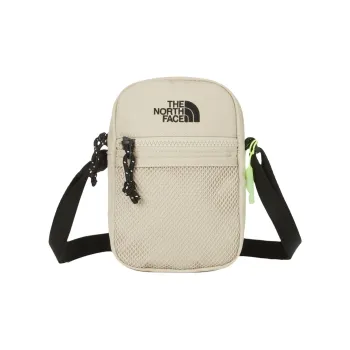 THE NORTH FACE Polyester Shoulder Bag, Crossbody Bag Mini Men's Light Beige