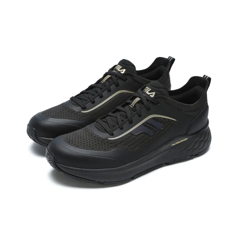 FILA CORE ATHLETICS MIND 7+ Anti Slip Wear Resistant Low Top Running Shoes Men Black-2