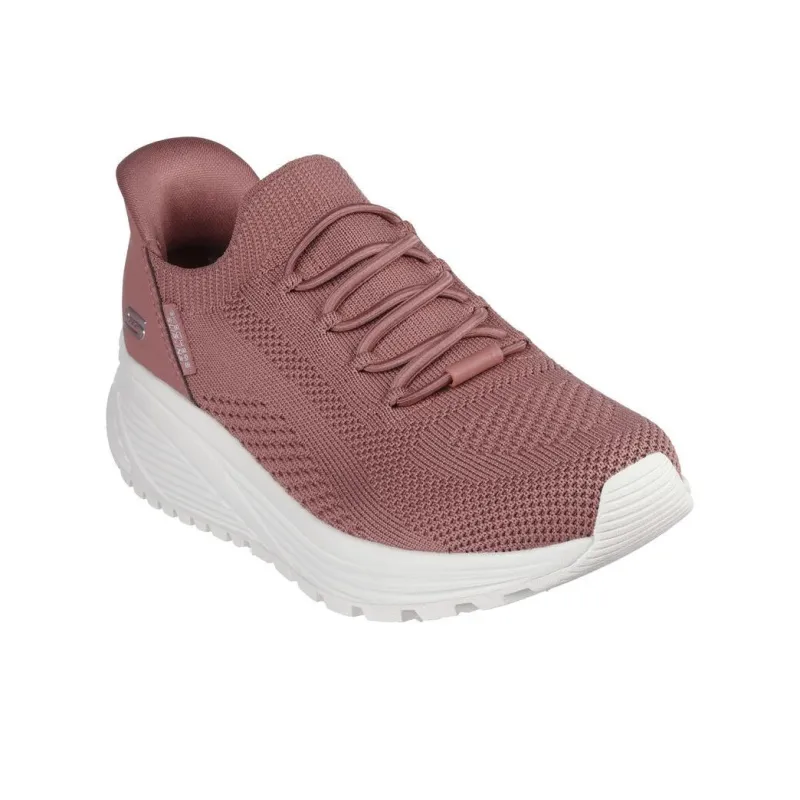 Skechers Slip Ins Slip Resistant Low Top Casual Shoes Women's Dark Pink-2