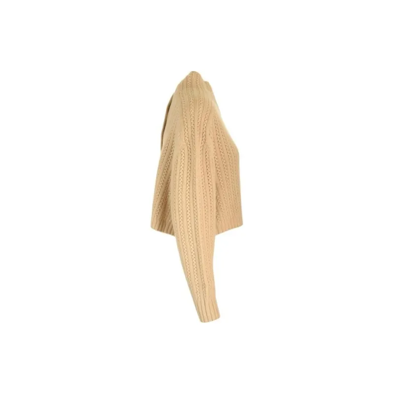 MaxMara Hodeida High Neck Cropped Cardigan-2
