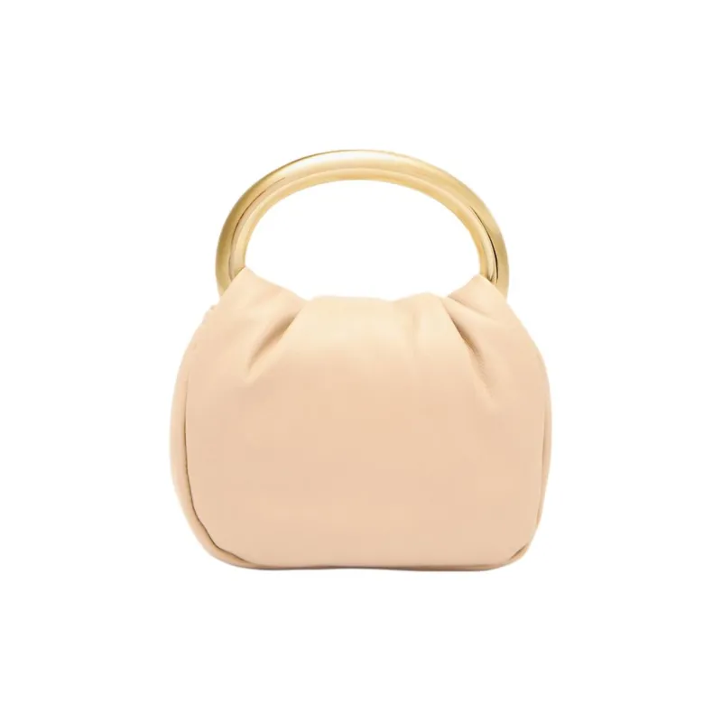 Blumarine Nappa Leather Shoulder Bag Crossbody Bag Handbag Mini Women's Flesh Pink-2