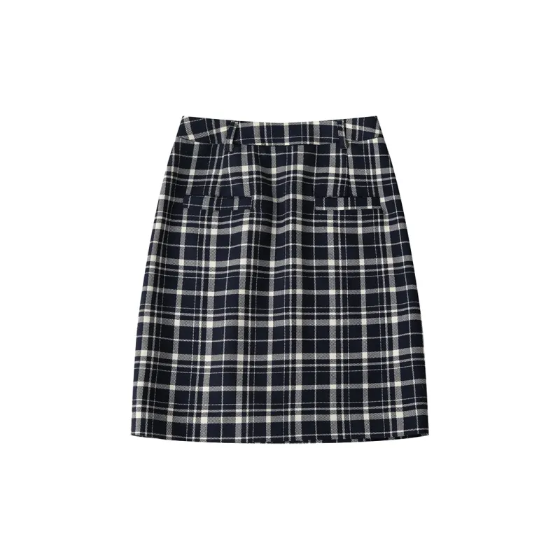 CYCLE DOCUMENT Casual Short Skirts Women's Navy Blue-1