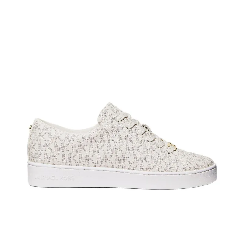 MICHAEL KORS Keaton Low-Top Skateboard Shoes Women's Vanilla-1