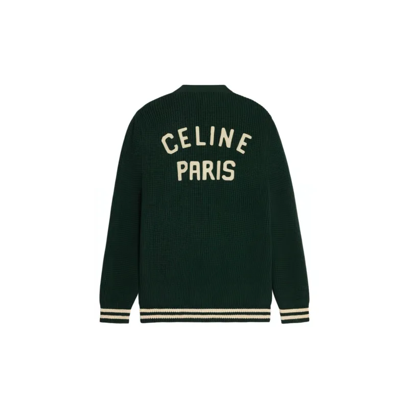 CELINE College Cardigan In Cotton-1