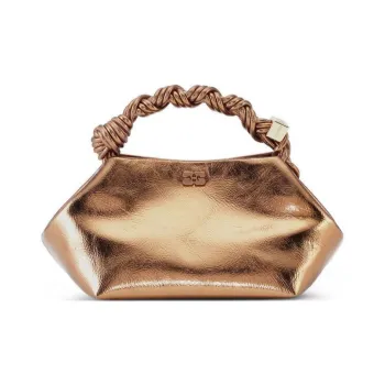 GANNI Small Bou Metallic Cross Body Bag