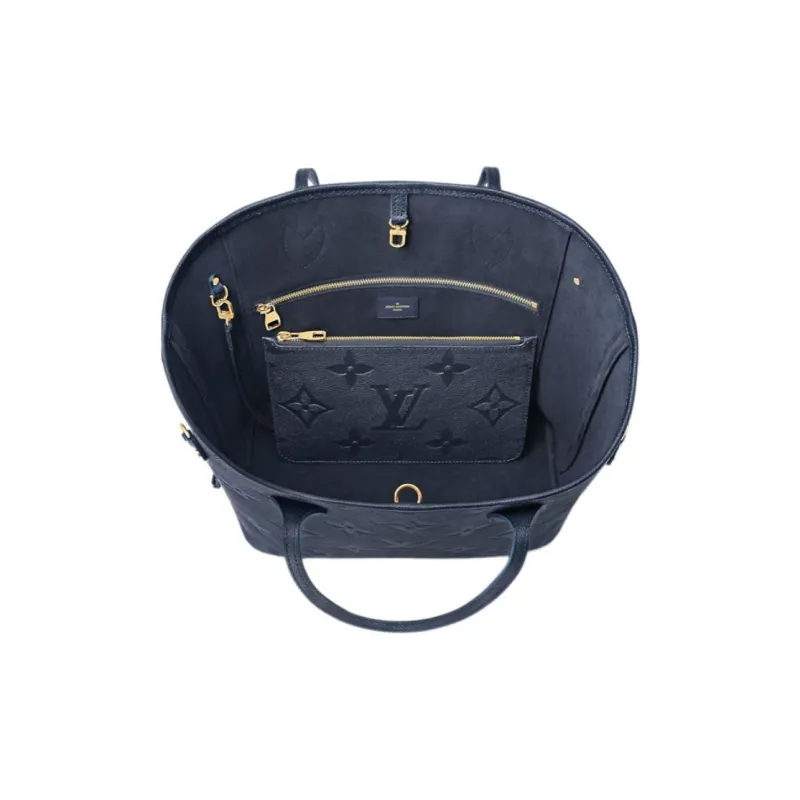 LOUIS VUITTON Neverfull Mm Navy-3