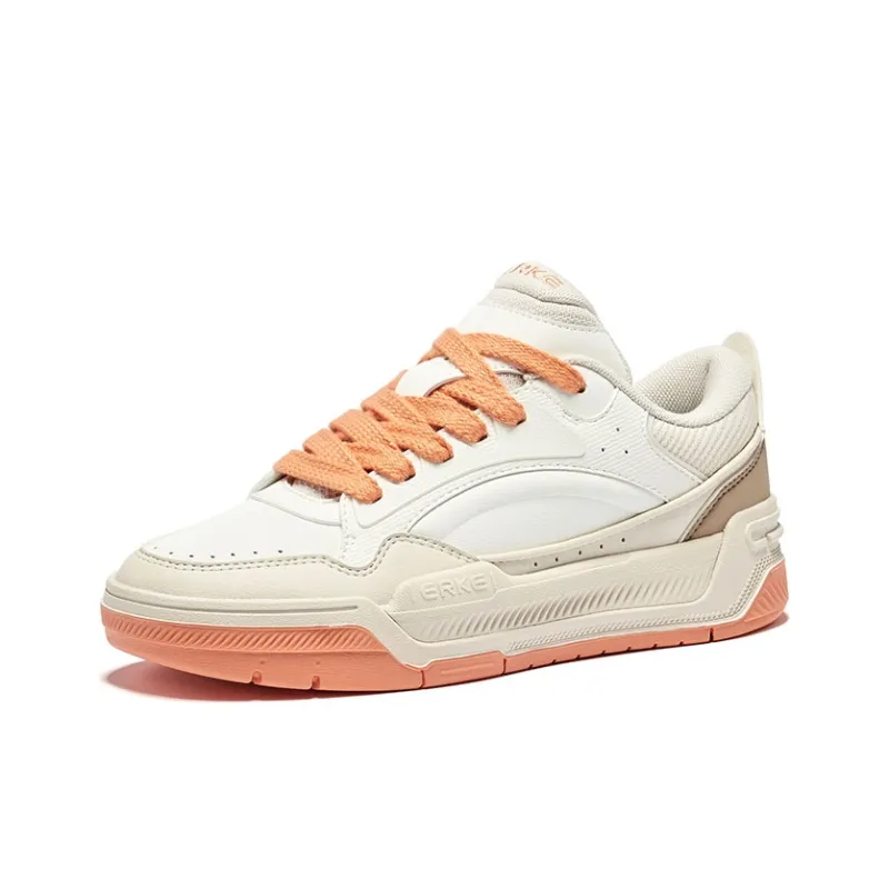 Erke Basi 2.0 Wear-Resistant Slip-Resistant Low-Top Skateboard Shoes Women's Juice Color Scheme-2