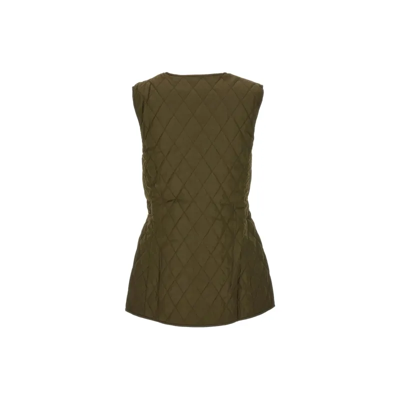 BARBOUR Betty Quilted Check Reversible Gilet-1