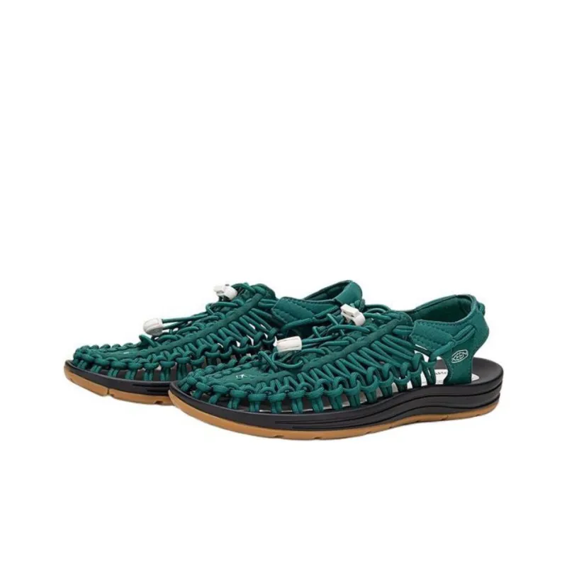 KEEN Uneek Abrasion Resistant River Trekking Shoes Women's Green-1