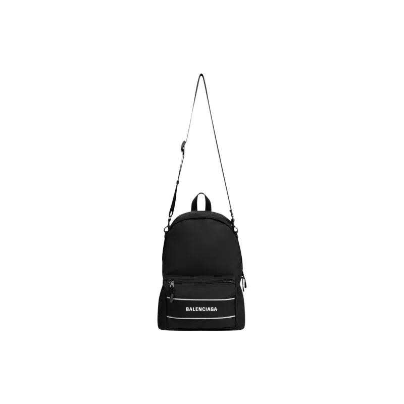 Balenciaga Polyamide Backpack Regular Men's Black-2