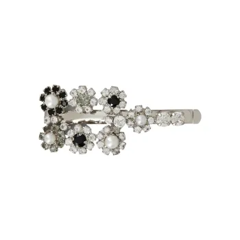 Roger Vivier Metal Hair Clips Women's Silver