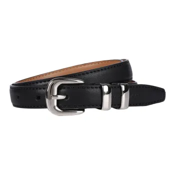 MEXICAN Cow Split Leather Leather Belts Women's Width 1.9cm