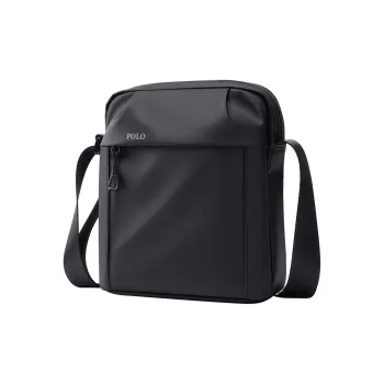 POLO Fabric Men's Shoulder Bag Men Black/Gray