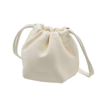 JIL SANDER Lambskin Shoulder Bag, Crossbody Bag Mini Women's Ecru