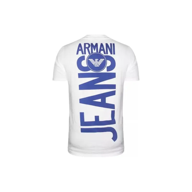 ARMANI JEANS T Shirts Men White-1