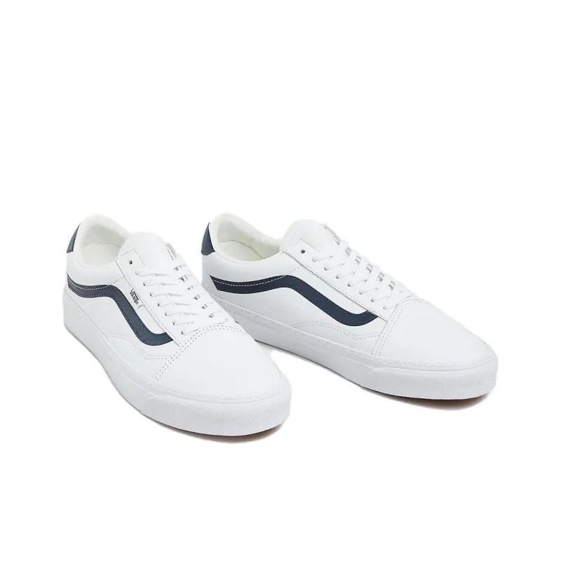 Old Skool Vans Lux 'White Navy'-1