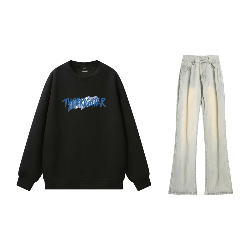 TYPERIGHTER Sweatshirt Set Unisex-4