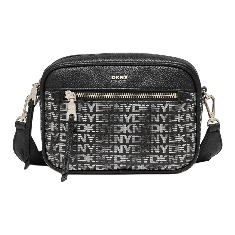 DKNY Imitation Leather Camera Bag Shoulder Bag Crossbody Bag Women's Black-0