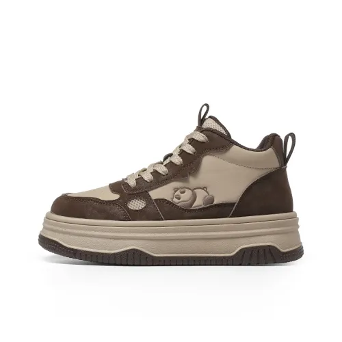 SENMA Skateboard Shoes Women's Low-Top Khaki Brown