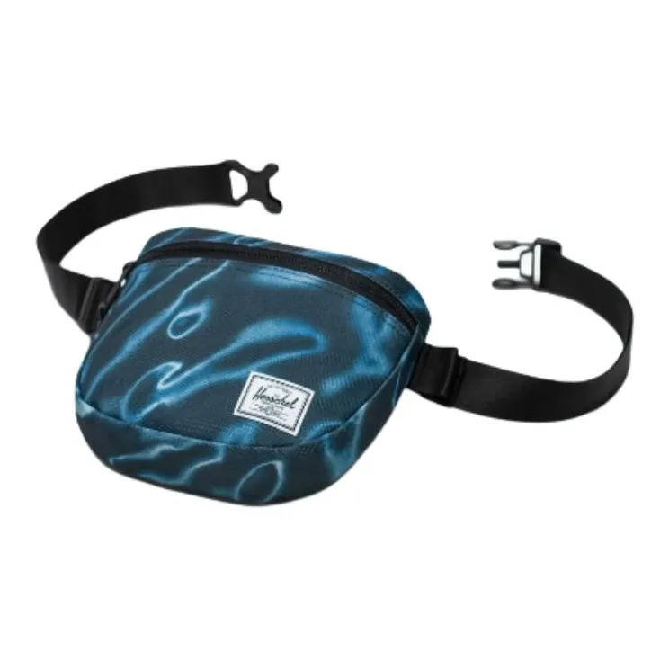 Herschel EcoSystem™ 600D Fabric Sling Bags One Shoulder Crossbody Fanny Pack Unisex Wavy Blue-1