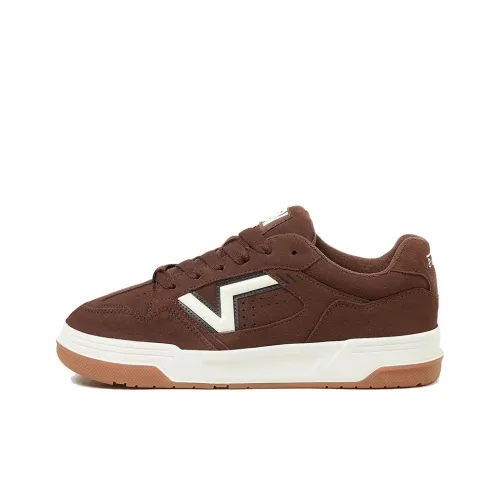 Vans Upland Skateboard Shoes Unisex Low-Top Brown/White