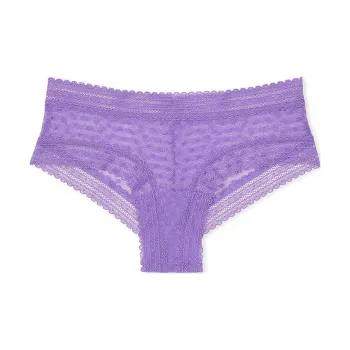 Victoria's Secret PINK Wink Cheeky Panty / Wysteria Purple Underpants Women's 1 Pack Purple