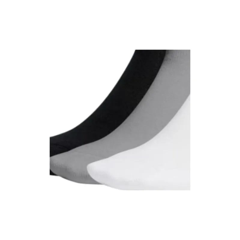 Adidas Sportswear Mid-Calf Socks Unisex 3 Pack Medium Gray / White / Black-3