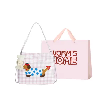 Worm's Home Canvas Backpack Shoulder Bag Regular Women's Multicolor