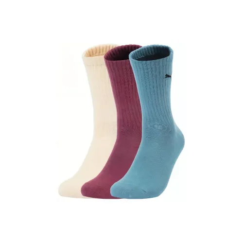PUMA Mid Calf Socks Unisex 3 Pack
